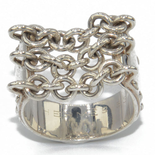 Bague argent de la maison Hermès