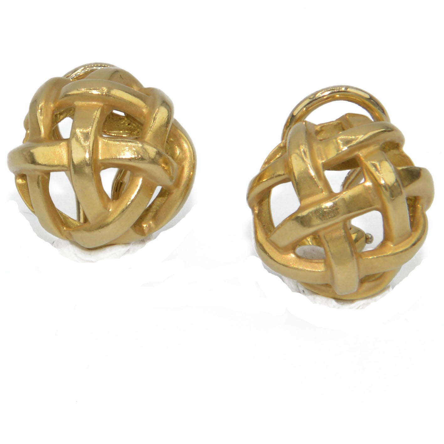 Boucles d'oreilles or jaune Angela Cummings pour Tiffany