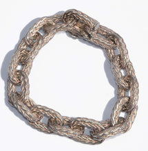 Charger l'image dans la galerie, Bracelet en argent Hermès maillons tressés

