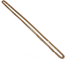 Charger l'image dans la galerie, Sautoir en Or rose formant une maille plate gourmette
