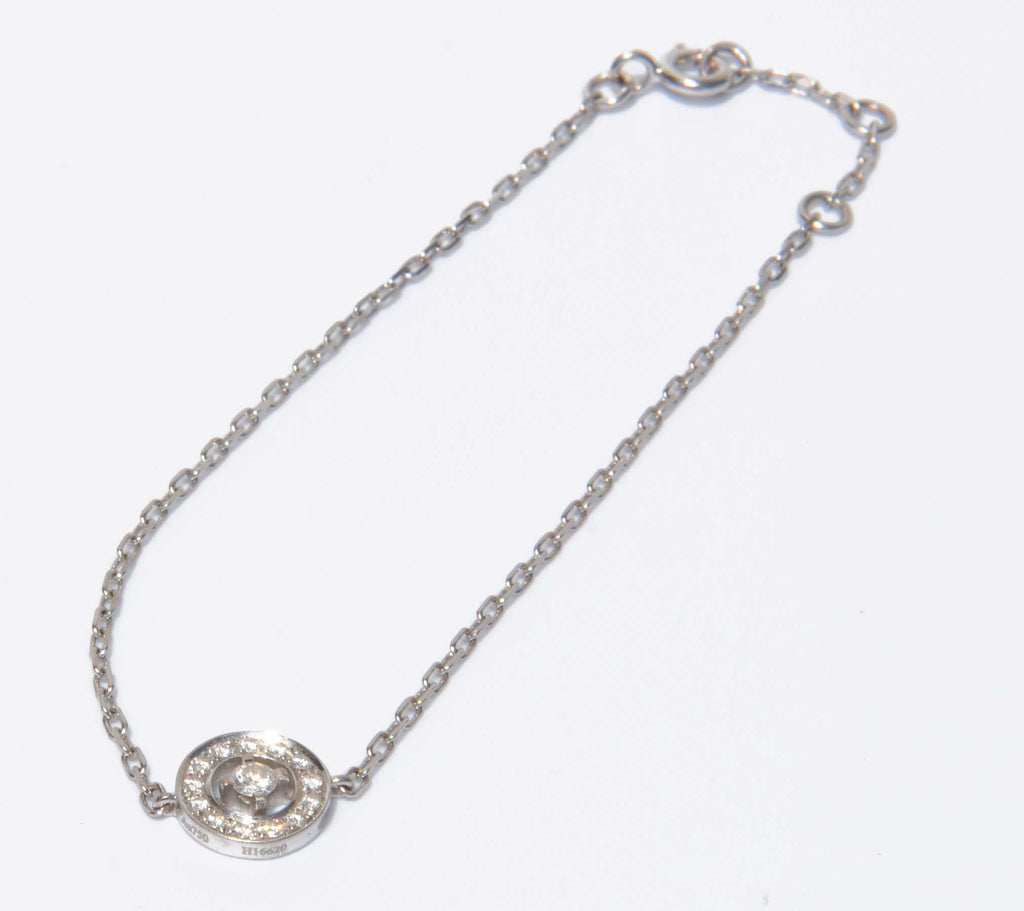 Bracelet de la maison Boucheron en or gris et diamant