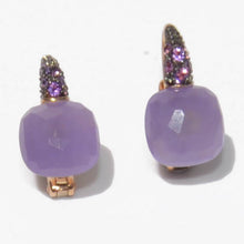 Charger l'image dans la galerie, Boucles d'oreilles Pomellato capri en jade lilas
