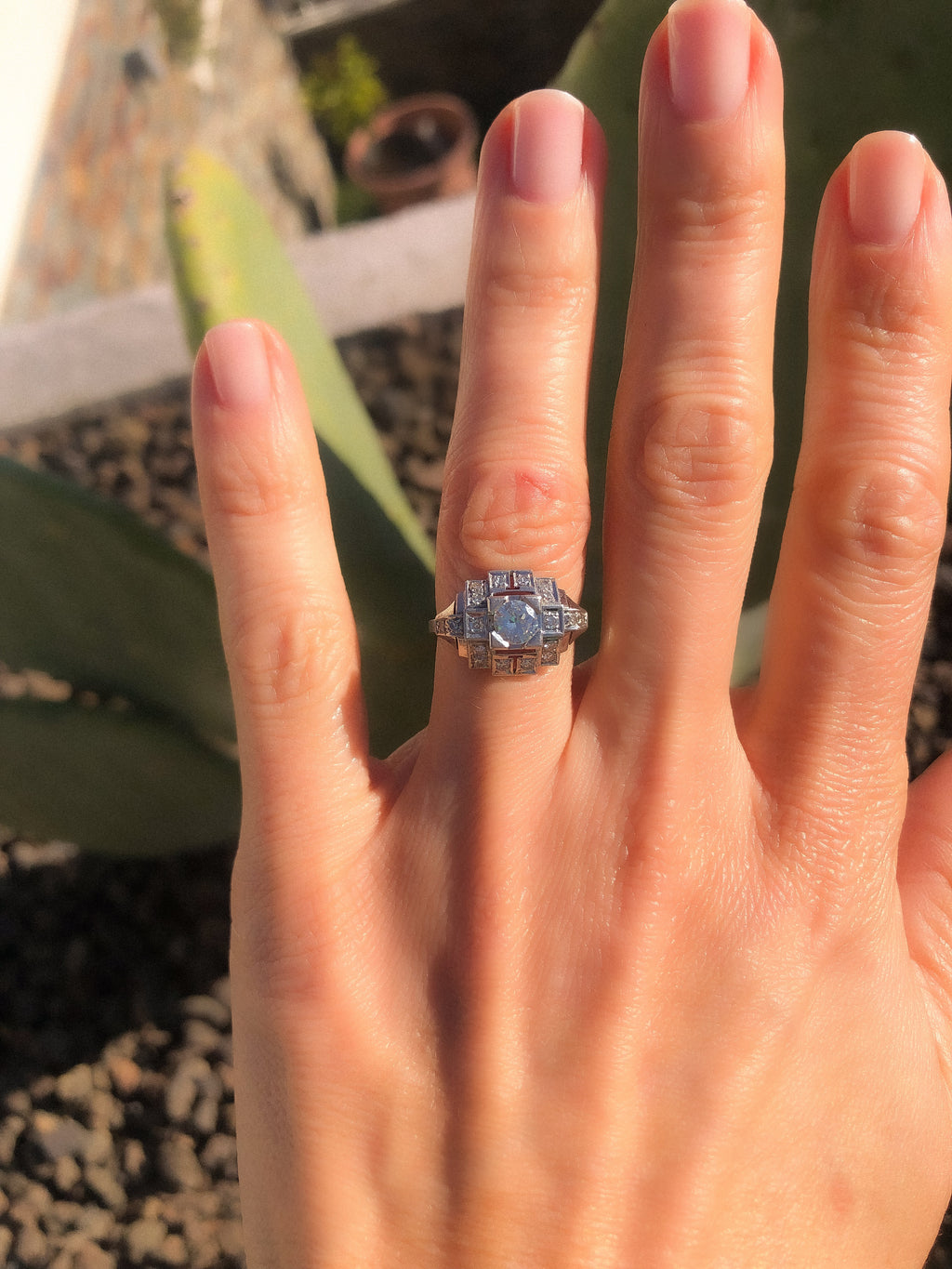 Bague des années 1930 en diamant