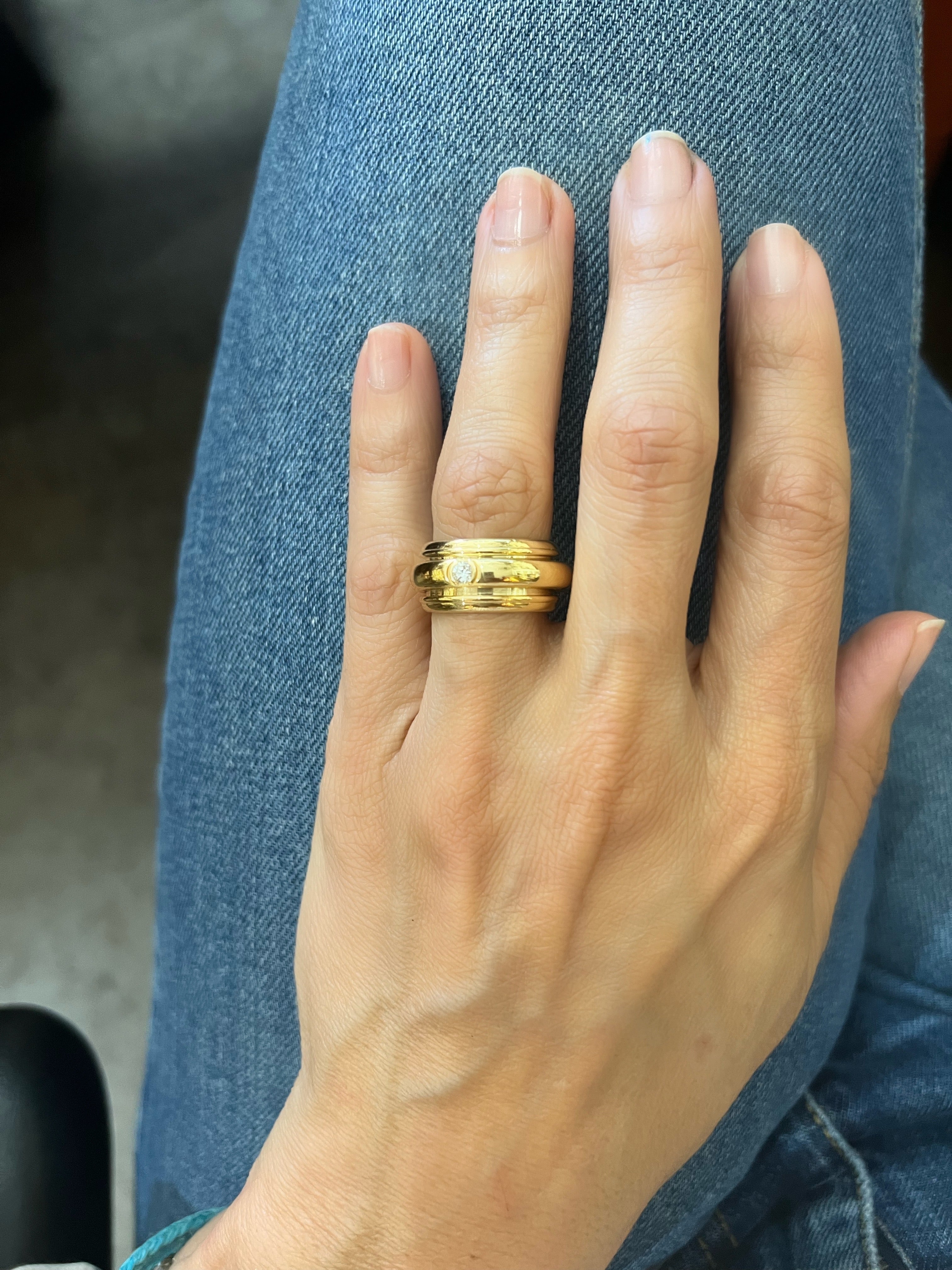 Bague or jaune et diamants de la maison Piaget modèle Possession