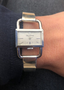 Montre bracelet Jaeger Lecoultre modèle Etrier pour la maison Hermès