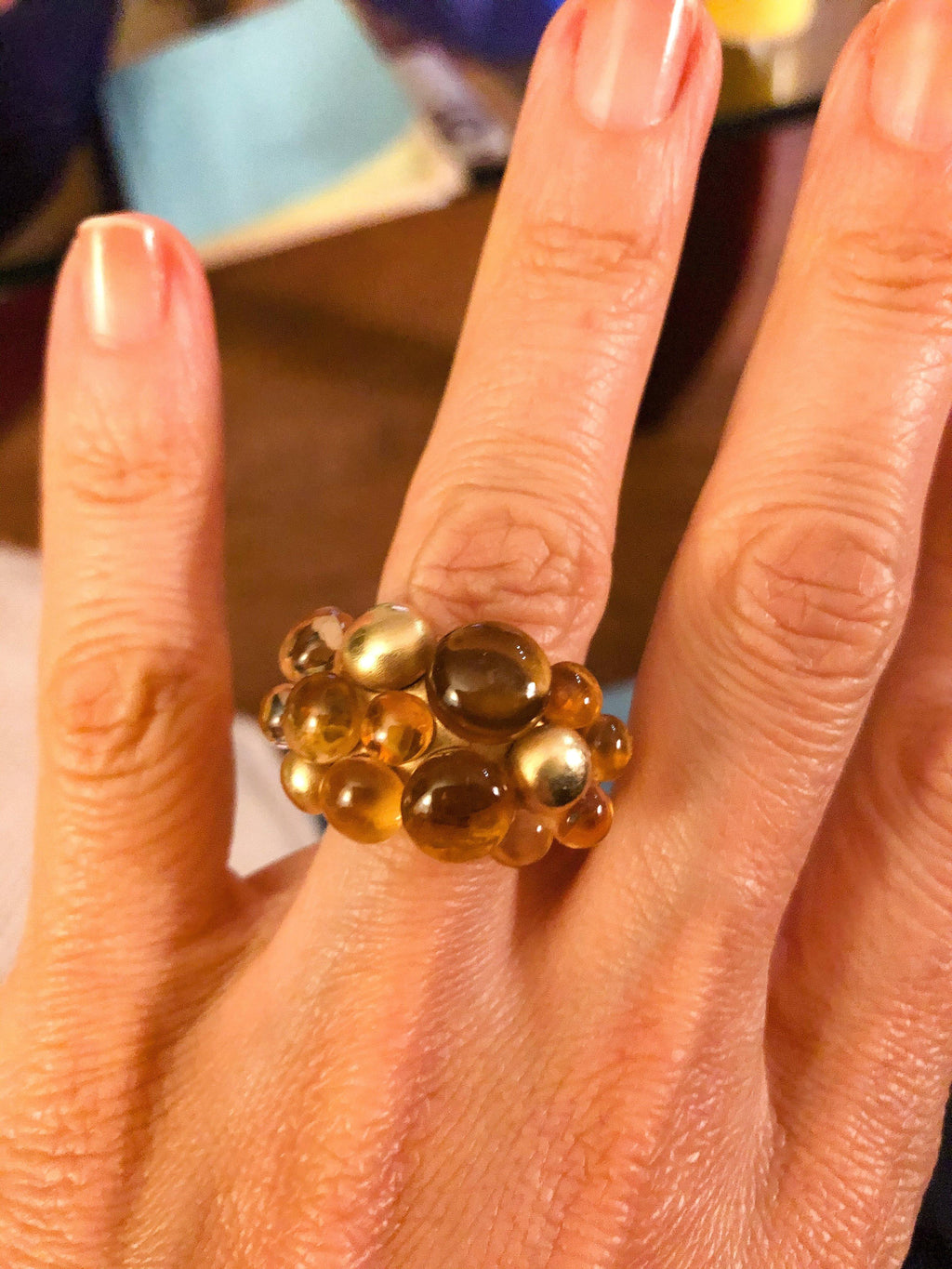 Bague or jaune signée de la maison Pomellato - adalgyseboutique