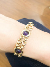 Charger l'image dans la galerie, Bracelet or jaune et améthyste de la maison Poiray
