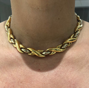 Collier de la maison Cartier bi-colore