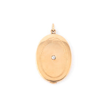 Charger l'image dans la galerie, Pendentif en or jaune oval
