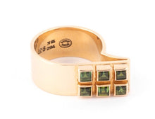 Charger l'image dans la galerie, Bague or jaune et Peridot Georg Jensen
