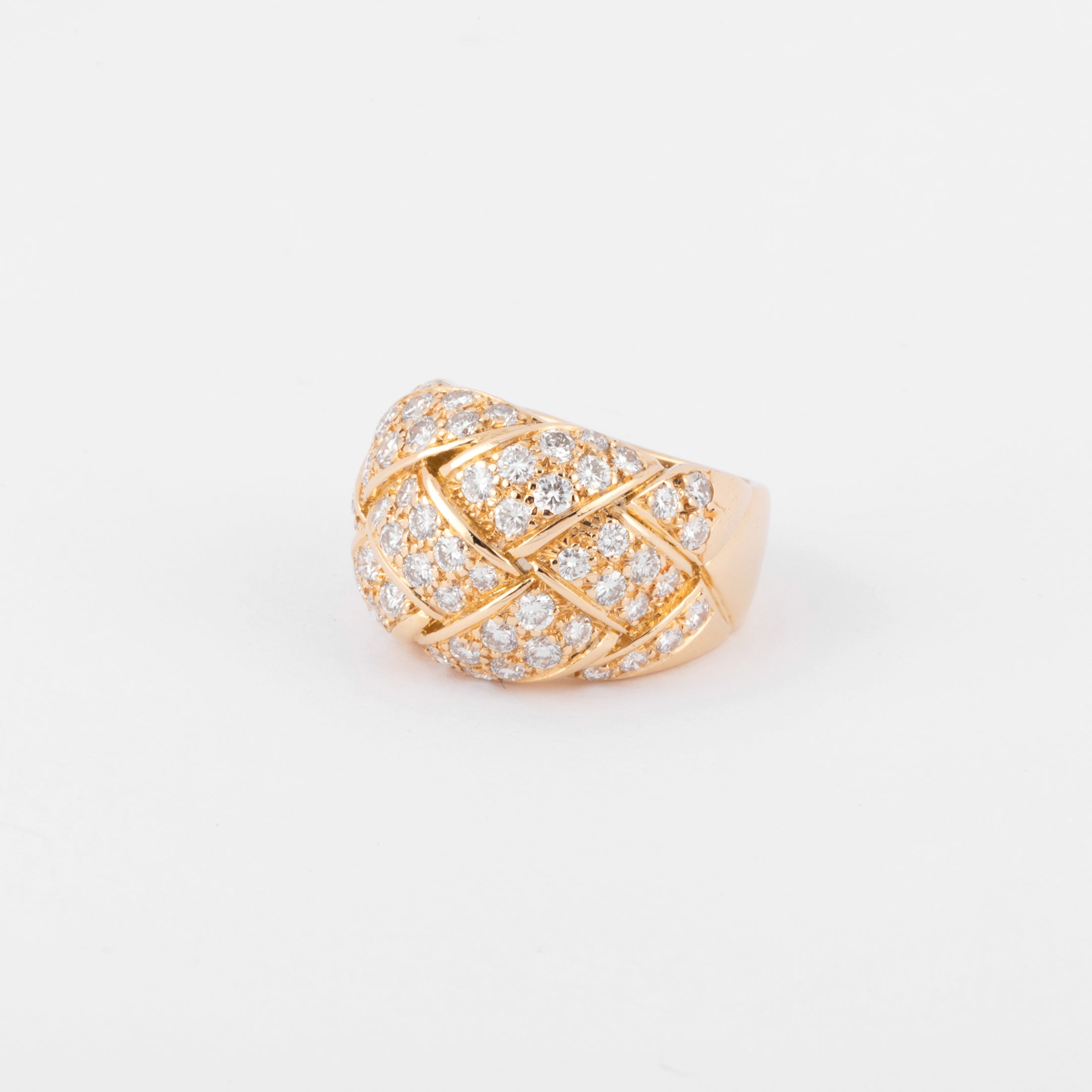 Bague or jaune et diamant de la maison Van Cleef and Arpels