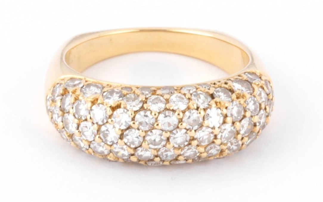 Bague or jaune et diamant