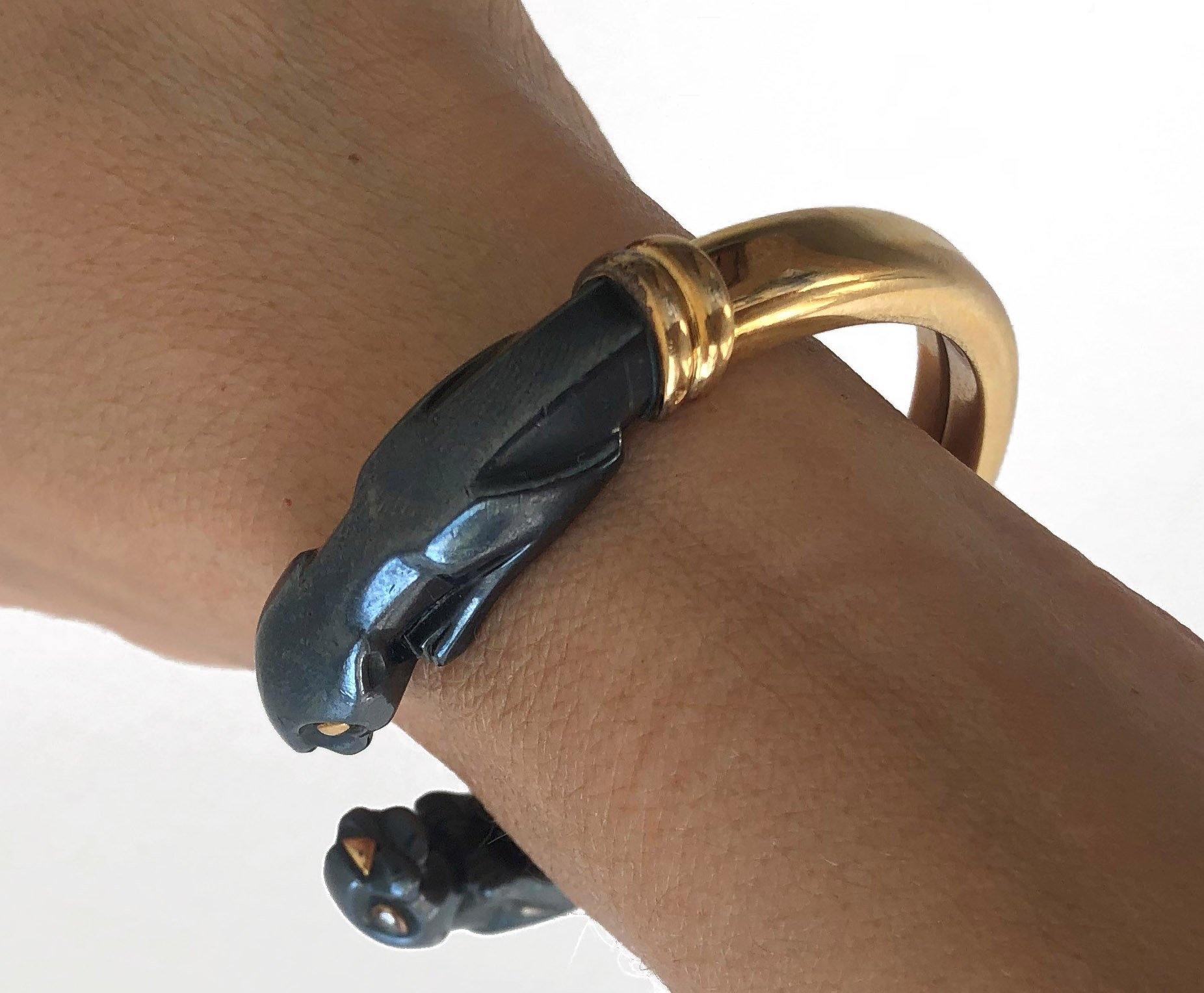 Bracelet signée de la maison Cartier modèle Panthere - adalgyseboutique
