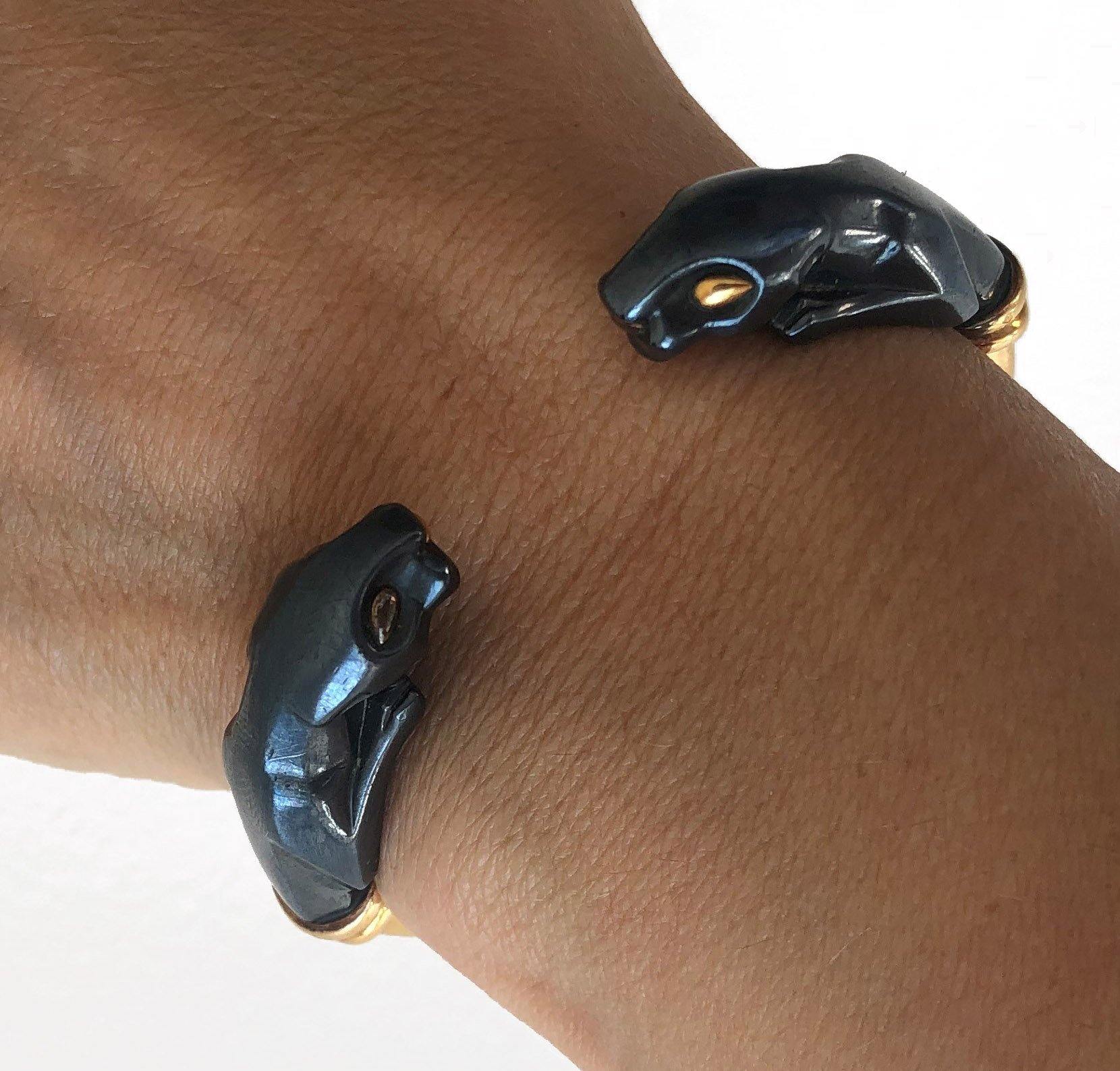 Bracelet signée de la maison Cartier modèle Panthere - adalgyseboutique