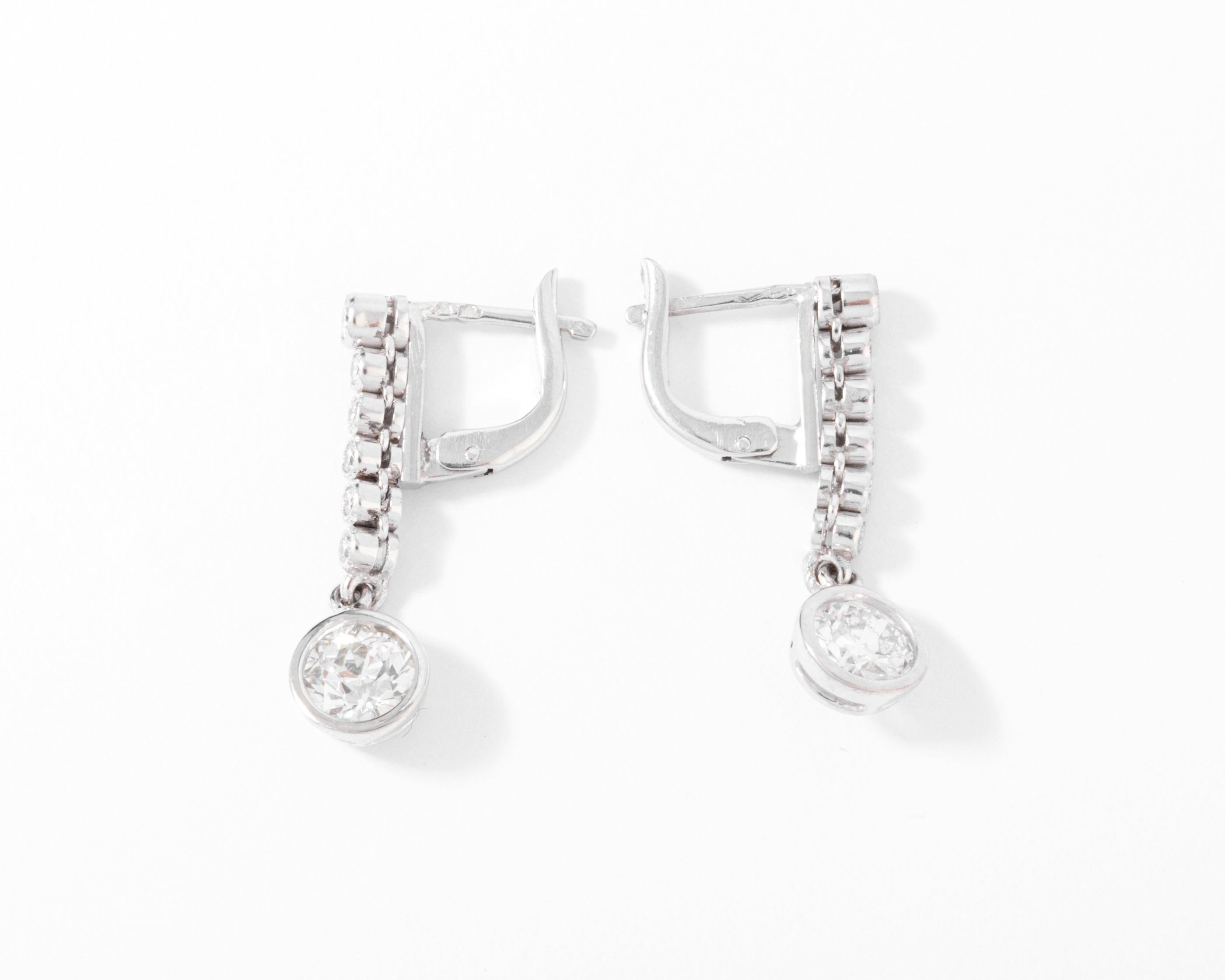 Dormeuse en platine diamant