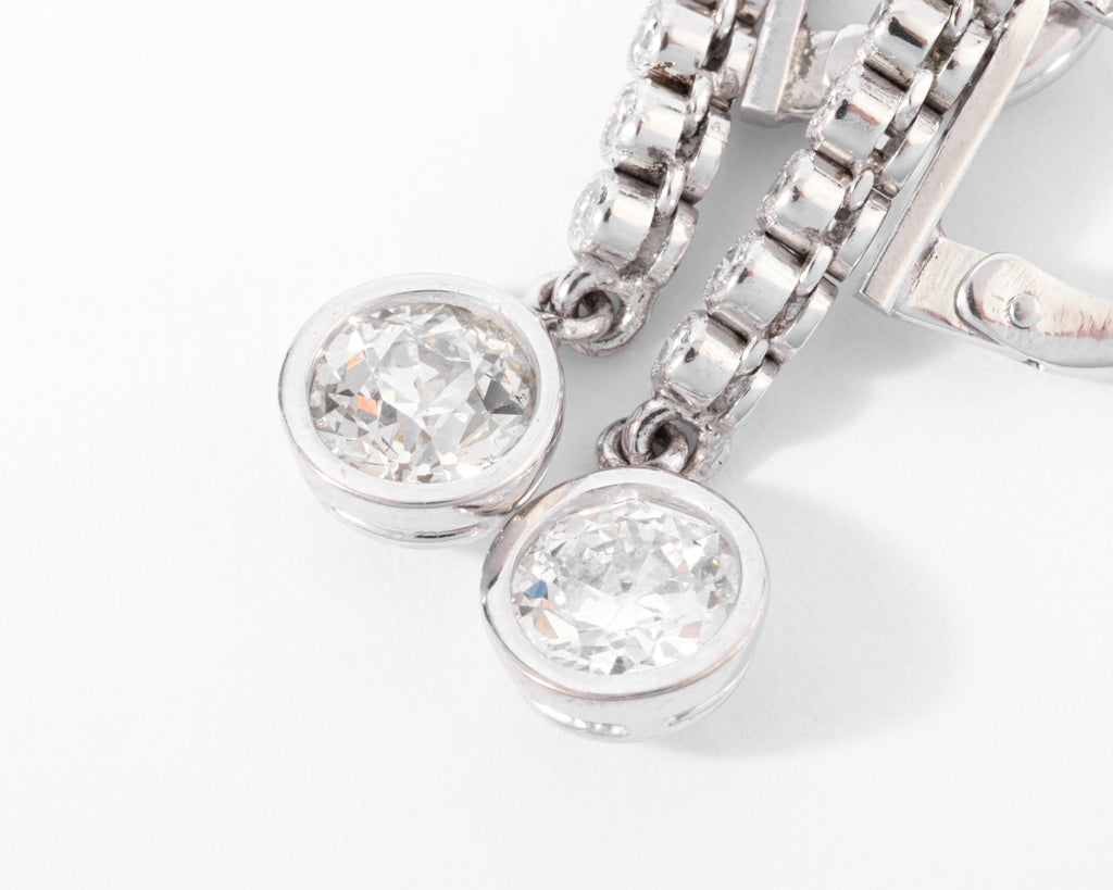 Dormeuse en platine diamant