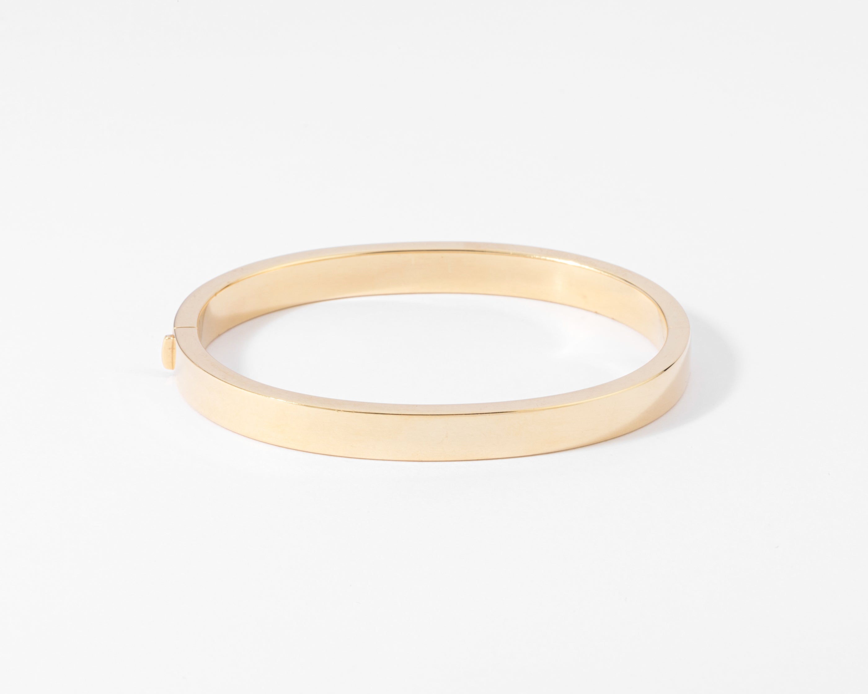 Bracelet jonc ouvrant or jaune et diamant