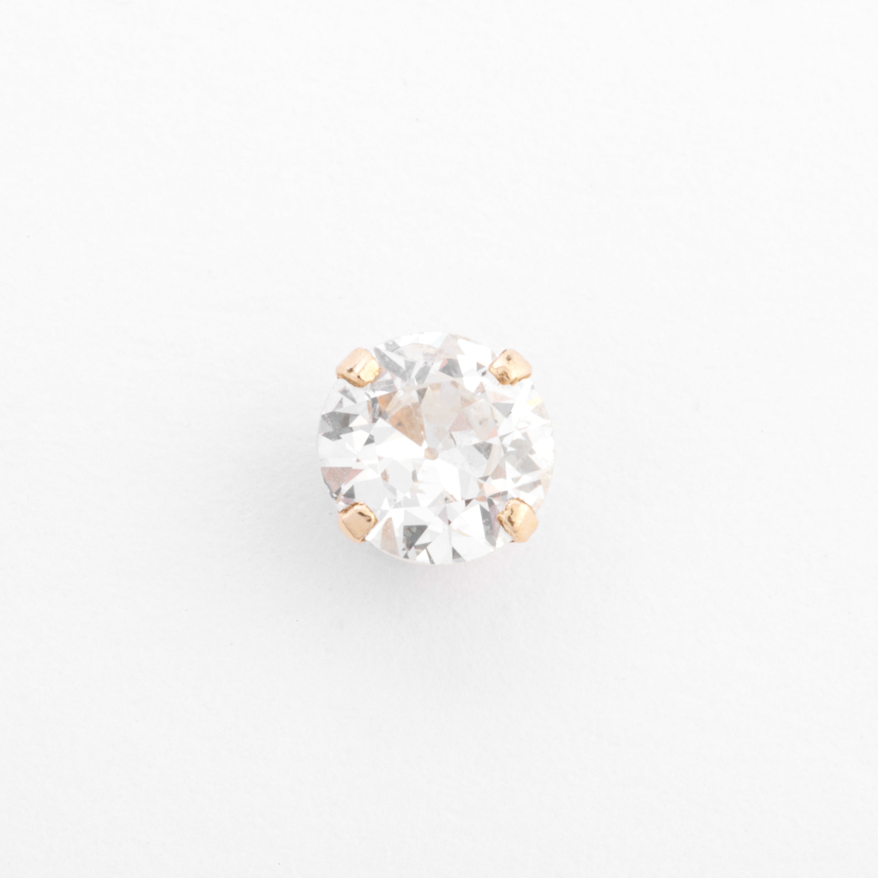 Paire de boucles d'oreilles en diamant taille ancienne