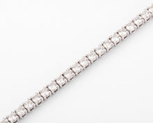 Charger l'image dans la galerie, Bracelet riviere en diamant et or gris
